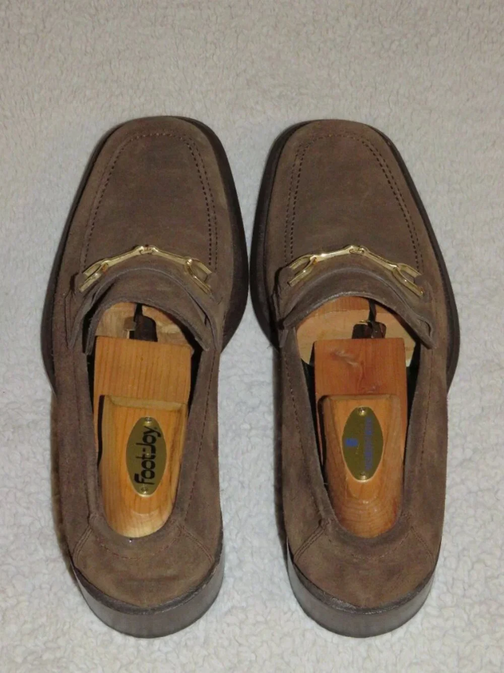 Gucci Tom Ford Era Brown Suede Leather Bit Loafers 40 E US 7